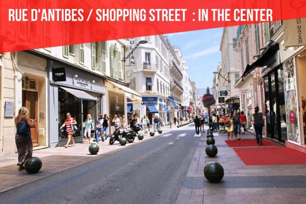 Rue d'antibes City stay Cannes Extérieur photo
